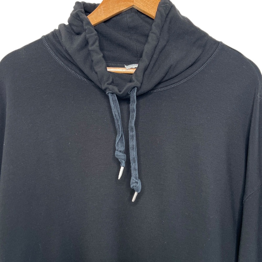 Vineyard Vines Womens Funnel Neck Pullover Sweatshirt Black Size L 2K1394 - Picture 3 of 8